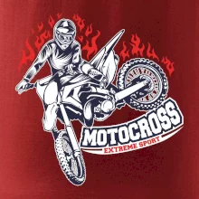Motocross extreme sport fire