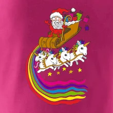 Santa a jednorožci (Pecka design)