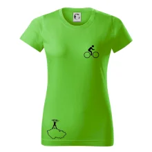 Mapa ČR + kolo na prsu