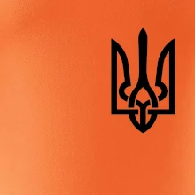 Ukrajina trojzubec prso