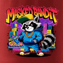 Mýval - masked bandit grafitti