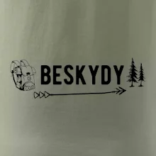 Beskydy nápis