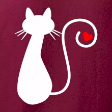 Zamilovaná kočka ocásek