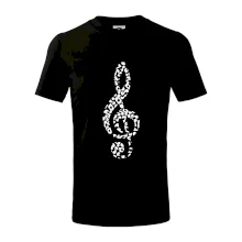 Houslový klíč z not