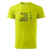 Build eat sleep repeat - montážní pěna