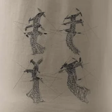 Zkroucený stožár vysokého vedení