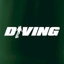 Diving nápis potápěč