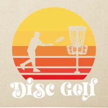 Disc golf postava vintage