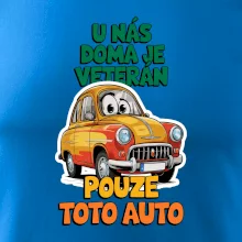 U nás doma je veterán pouze toto auto barevný nápis