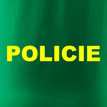 Policie Nápis žlutý
