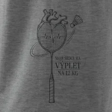 Badminton srdce s výpletem