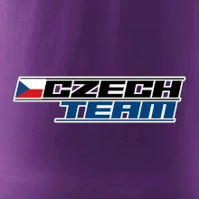 Czech team s vlajkou - Mistrovství světa v ledním hokeji 2025