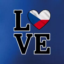 Love Česká vlajka