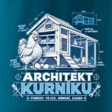 Architekt kurníku technický výkres