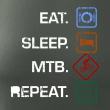Eat sleep MTB repeat