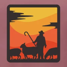 Pastevec ovcí - čtverec