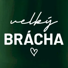 Velký brácha - nápis na prsou