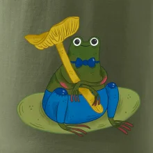 Žába s houbou  (studio-arte.cz)