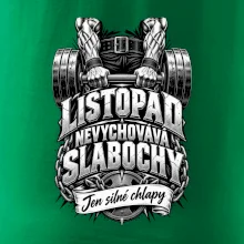 Listopad nevychovává slabochy silový trénink