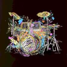 Bicí barevné splash