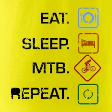 Eat sleep MTB repeat