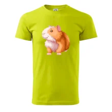 Morče - kreslené, bílo oranžové