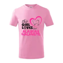 This Girl Loves her Alaskan Malamute