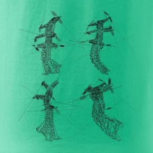 Zkroucený stožár vysokého vedení