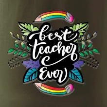 Barevné tužky best teacher ever