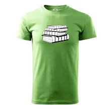 Knihy černobílé na sobě