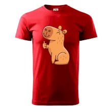 Kapybara s palcem nahoru