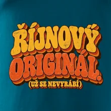 Říjnový originál už se nevyrábí retro nápis