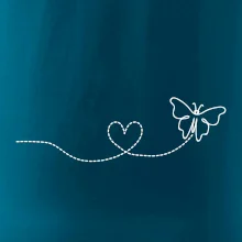 Dráha letu motýla - srdce