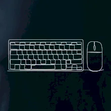 Klávesnice a myš jedním tahem