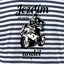 Silniční motorka - jezdím tak rychle, aby mi můj anděl strážný stačil