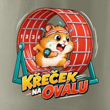 Běžecký křeček na oválu