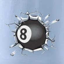 Kulečníková koule v triku