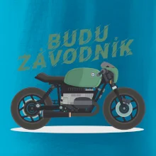 Budu závodník  zelený cafe racer