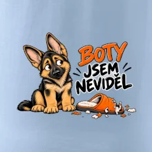 Boty jsem neviděl - štěně vlčáka