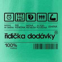 Čárový kód - řidička dodávky
