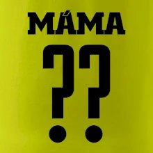 Máma - dres se jménem a číslem