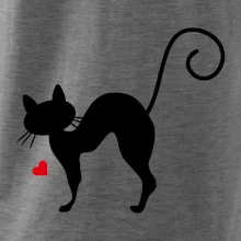 Zamilovaná kočka prohnutá