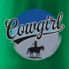 Cowgirl modrý pruh