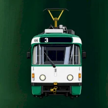 T3R SLF čelo tramvaje linka 3