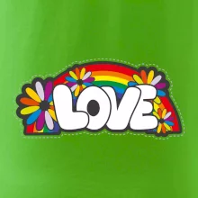 Love s duhou v pozadí