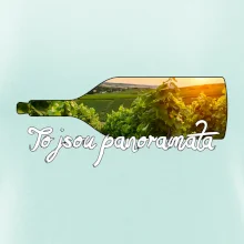 To jsou panoramata vinice