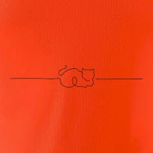 Kočka linka kreslená