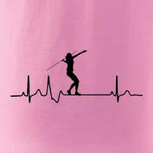 EKG hod oštěpem žena