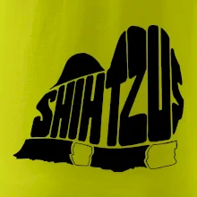 Shih-tzu - nápis v těle