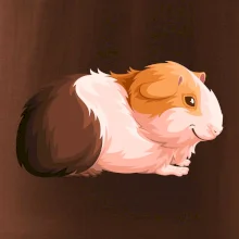 Morče - kreslené z boku